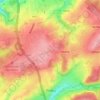 Carte topographique Transvaal, altitude, relief