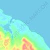 Carte topographique Biduk-biduk, altitude, relief