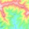 Carte topographique Aceitunilla, altitude, relief