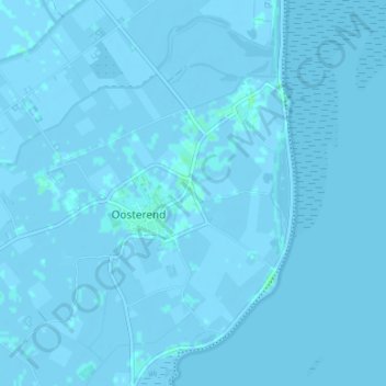 Carte topographique Zevenhuizen, altitude, relief