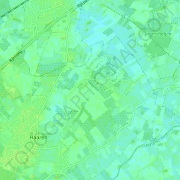 Carte topographique Noenes, altitude, relief
