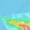 Carte topographique บ้านทองโพธิ์, altitude, relief