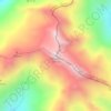 Carte topographique ხოჯალი, altitude, relief