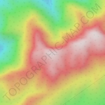 Carte topographique Barail Range, altitude, relief