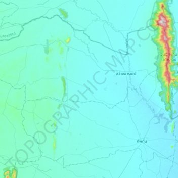 Carte topographique Phluang Song Nang, altitude, relief