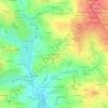 Carte topographique La Motte Marcillé, altitude, relief