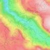 Carte topographique Pons, altitude, relief