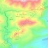 Carte topographique La Serrata, altitude, relief