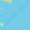 Carte topographique Hardman Islands, altitude, relief