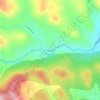 Carte topographique Reedville, altitude, relief