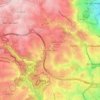 Carte topographique Résidence Palmira, altitude, relief