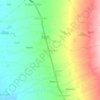 Carte topographique Concepcion, altitude, relief