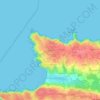 Carte topographique Trouguer, altitude, relief