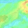 Carte topographique L'Ouest, altitude, relief