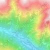 Carte topographique Vonzo Superiore, altitude, relief