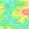 Carte topographique Puy Faucon, altitude, relief