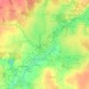 Carte topographique Bel Air, altitude, relief