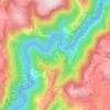 Carte topographique Canines, altitude, relief