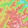 Carte topographique Mount Olive, altitude, relief
