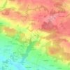 Carte topographique Cran, altitude, relief
