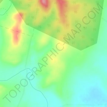 Carte topographique Adare, altitude, relief