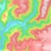 Carte topographique Manhaval, altitude, relief