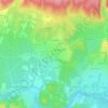 Carte topographique les Grands Aires, altitude, relief