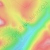 Carte topographique Grey Mare's Tail, altitude, relief