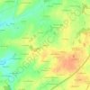Carte topographique Les Boites, altitude, relief