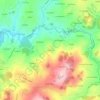 Carte topographique La Rivoire, altitude, relief