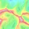 Carte topographique Forester Pass, altitude, relief