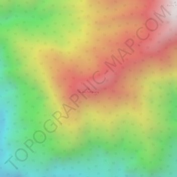 Carte topographique Buttu Tombang, altitude, relief