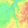 Carte topographique Meudon, altitude, relief