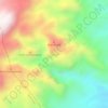 Carte topographique Tiroan, altitude, relief