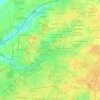 Carte topographique Les Beauces, altitude, relief