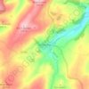Carte topographique Llansannan, altitude, relief