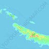 Carte topographique Osasai Islet, altitude, relief