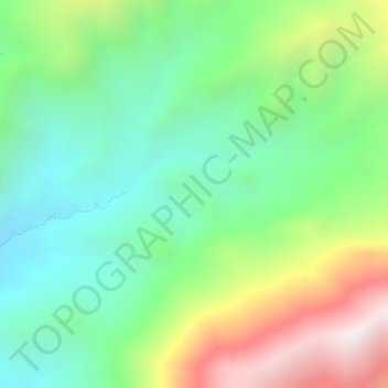 Carte topographique Chaxas, altitude, relief