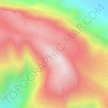 Carte topographique Mount Augustus, altitude, relief