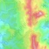 Carte topographique Taghramt, altitude, relief