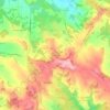 Carte topographique Chasseignas, altitude, relief