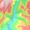 Carte topographique Tremor de Abajo, altitude, relief