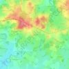 Carte topographique Saint-Hilaire, altitude, relief