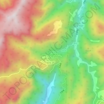 Carte topographique 内黄, altitude, relief