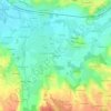 Carte topographique Les Clayes, altitude, relief