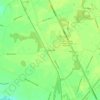 Carte topographique Broad Creek, altitude, relief