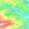 Carte topographique New Brancepeth, altitude, relief