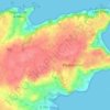 Carte topographique Potiron, altitude, relief
