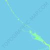 Carte topographique Normans Pond Cay, altitude, relief