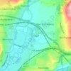 Carte topographique Tregof, altitude, relief